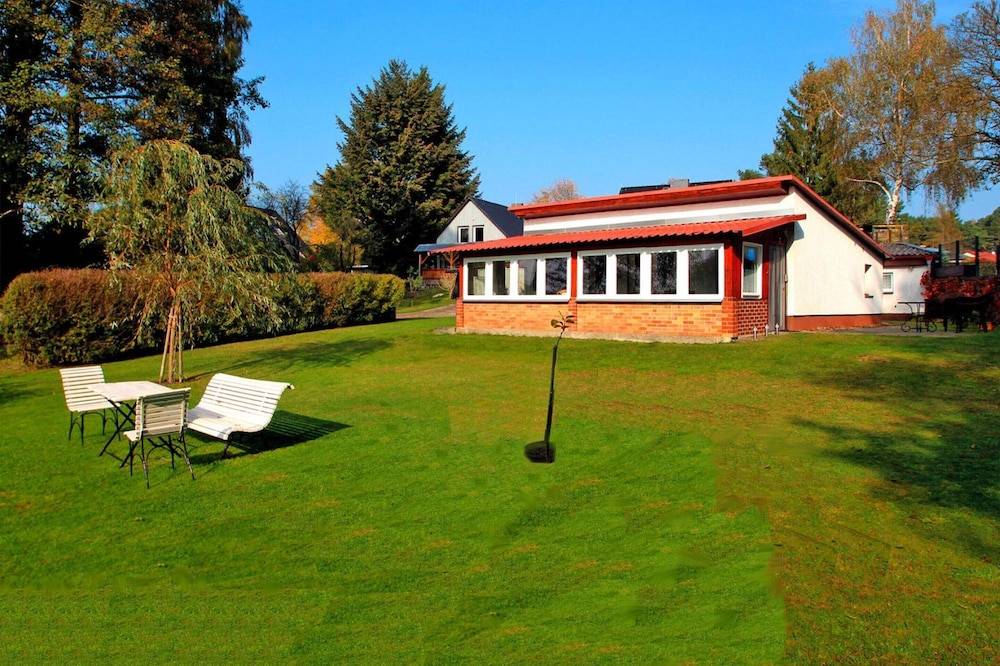 Holiday Home on Lake Tornow with Rowboat cleaning included