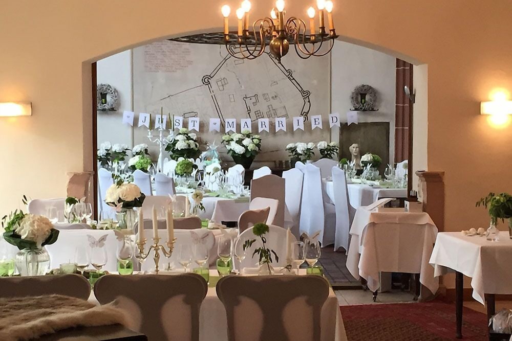 Indoor wedding