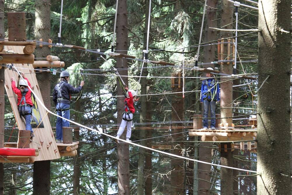 Outdoor rock climbing