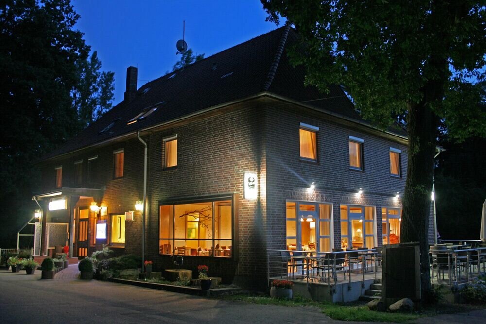 Hotel Front - Evening/Night