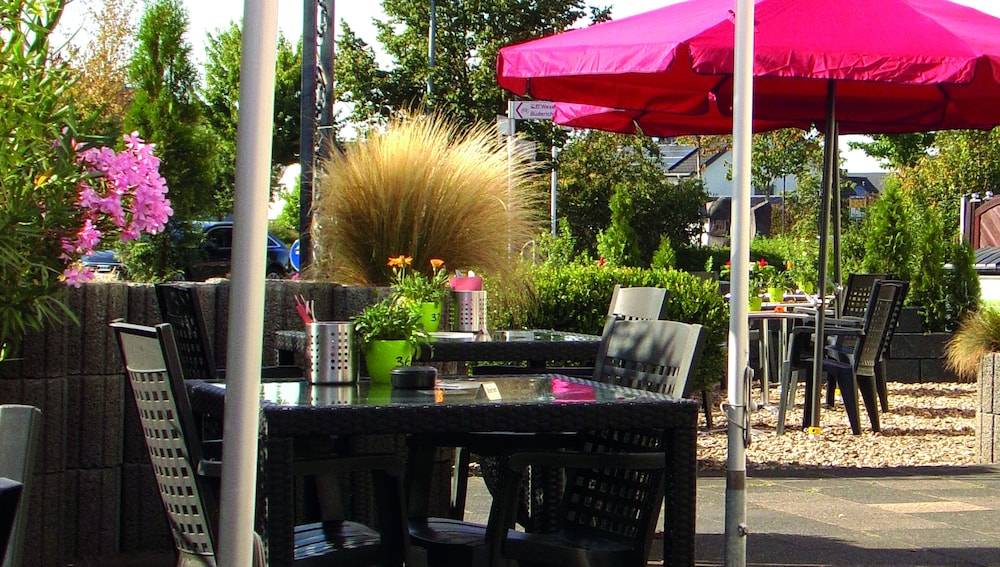 Outdoor wedding area