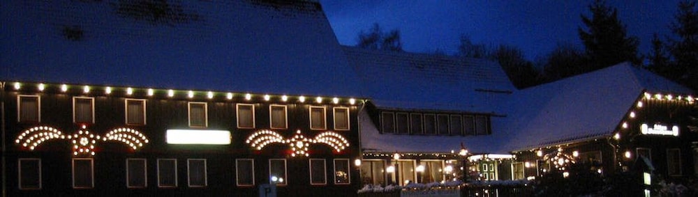 Front of property - evening/night