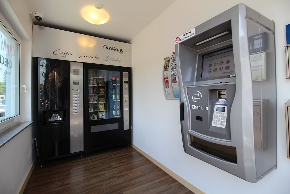 Check-in/check-out kiosk