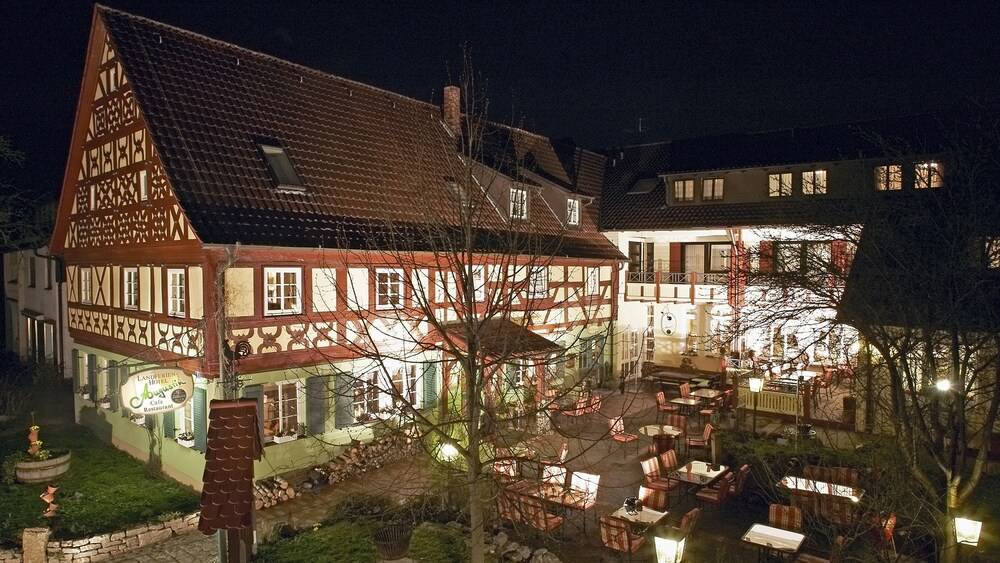 Hotel Front - Evening/Night