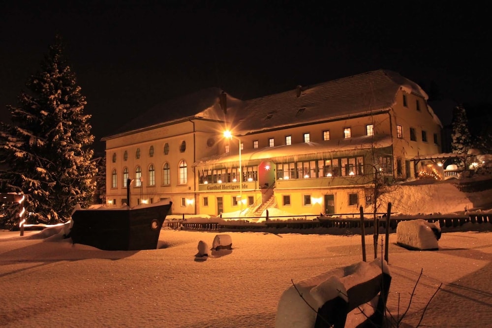 Front of property - evening/night