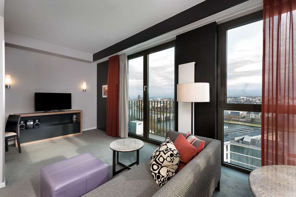 adina apartment hotel frankfurt neue oper one bedroom apartment lounge room