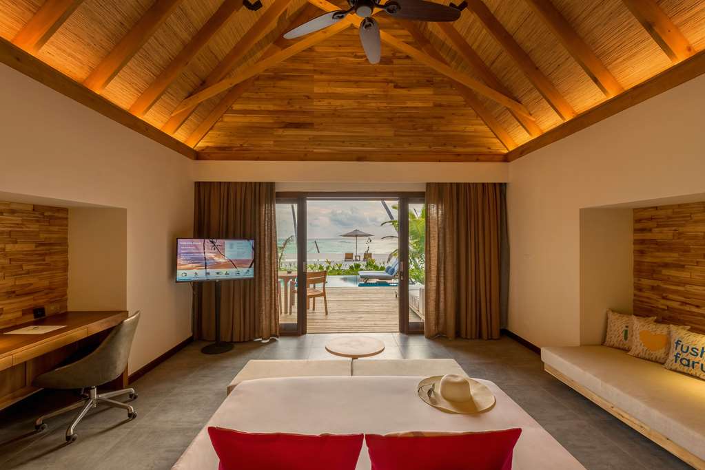 Pool Beach Villa Sunset