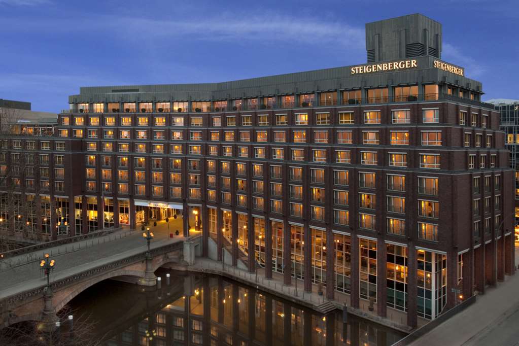 Steigenberger Hotel Hamburg, Germany - Exterior View in the evening