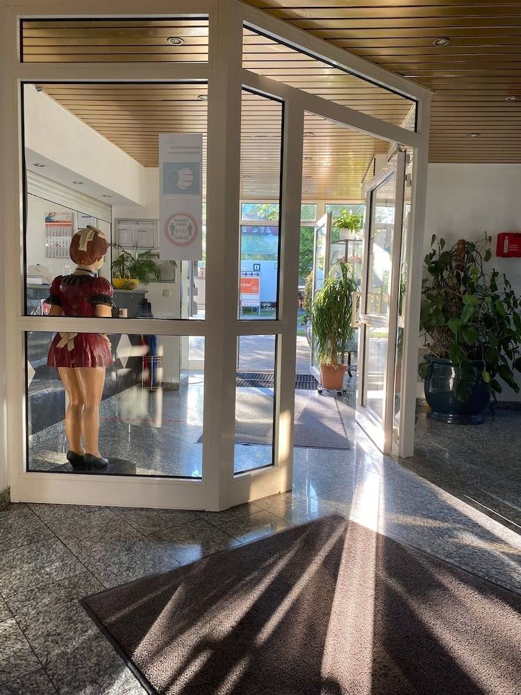Interior entrance