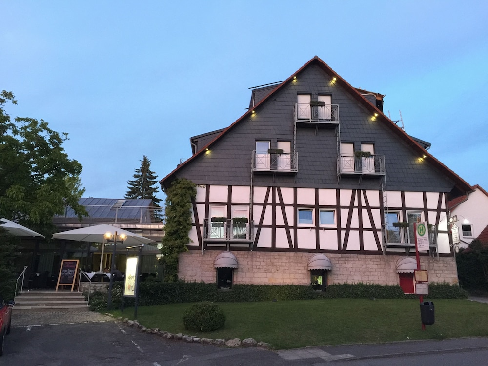 Front of property - evening/night