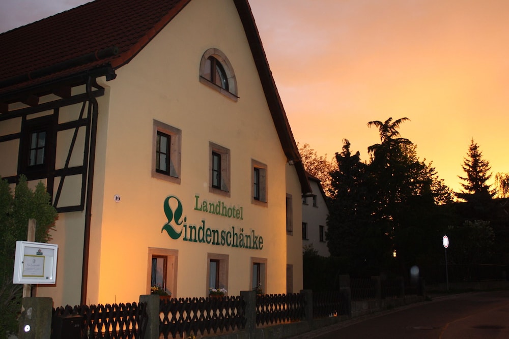 Front of property - evening/night