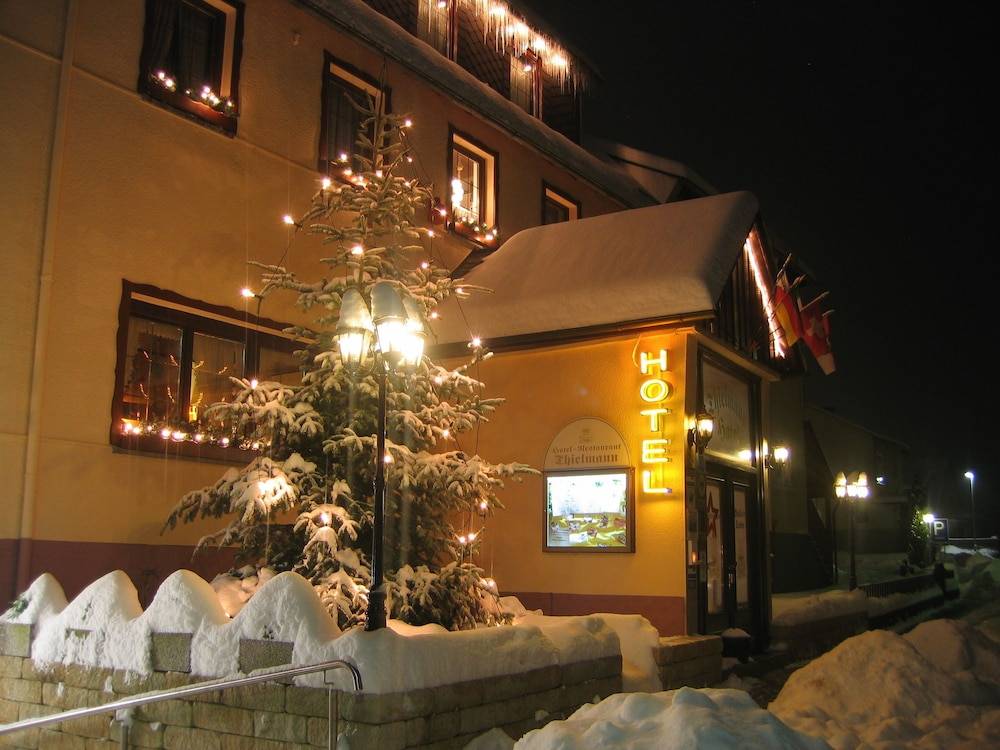 Front of property - evening/night
