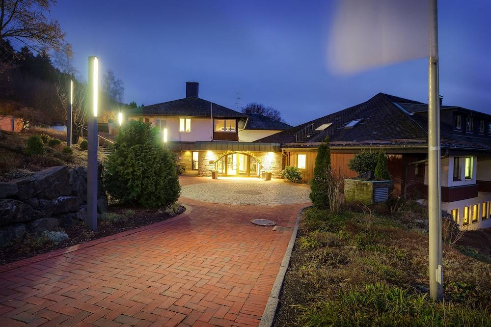 Front of property - evening/night