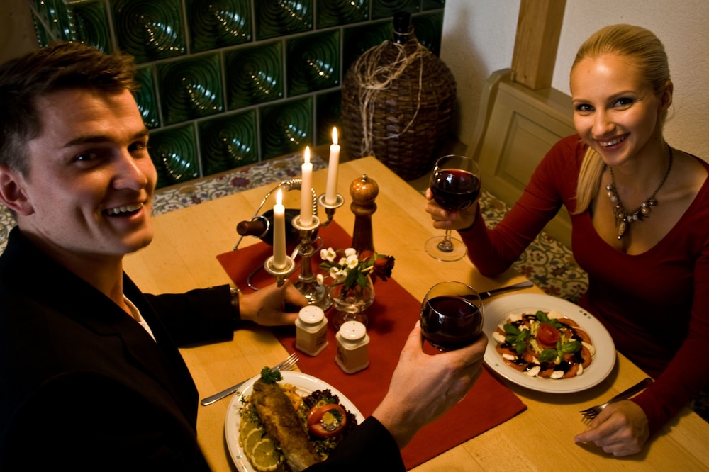 Couples dining
