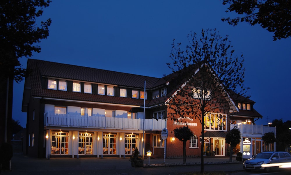 Front of property - evening/night