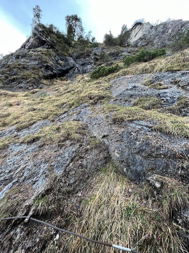 Outdoor rock climbing