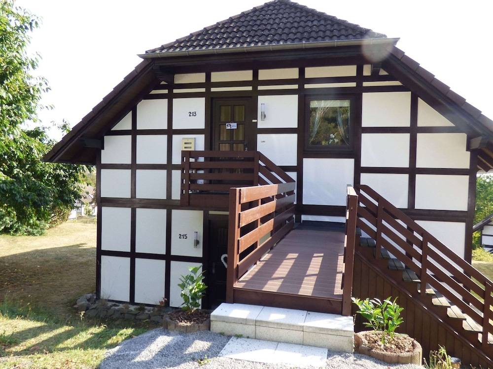 Alluring Apartment near Lake Edersee in Half Timbered House with Terrace