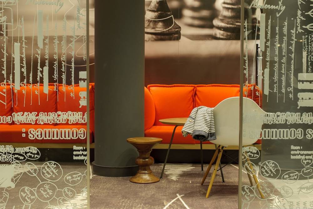 Lobby sitting area