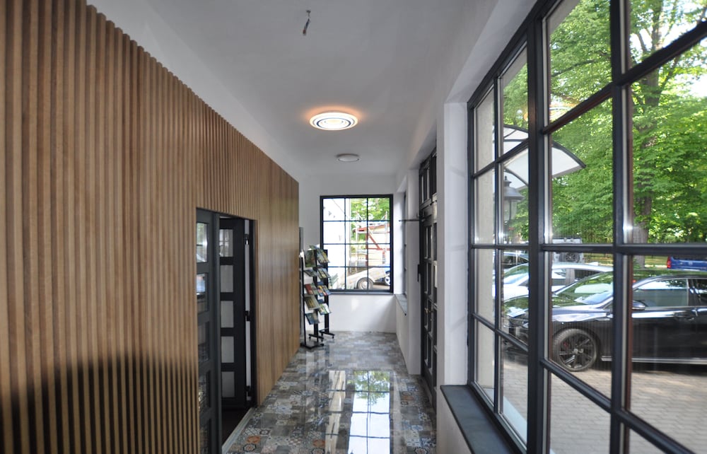 Interior entrance