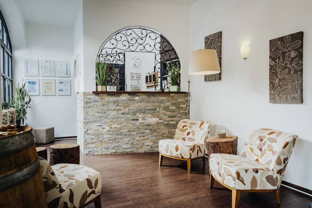 Lobby sitting area