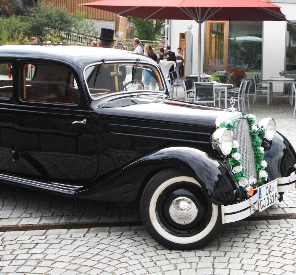 Outdoor wedding area