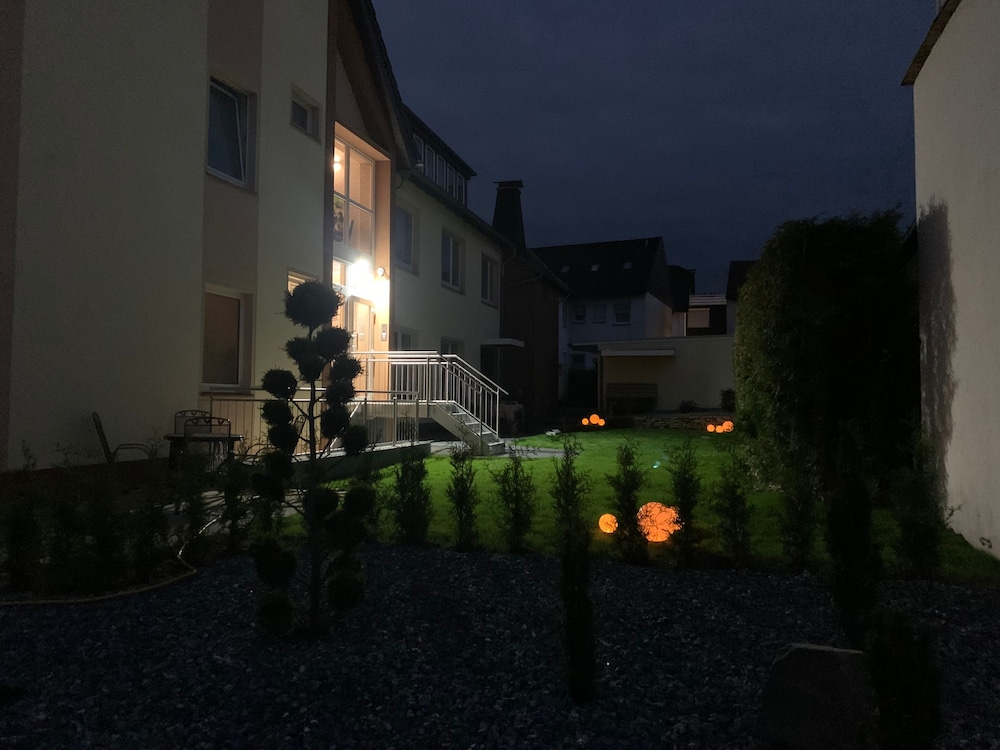 Front of property - evening/night