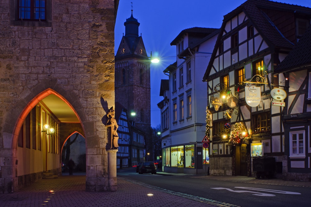 Front of property - evening/night
