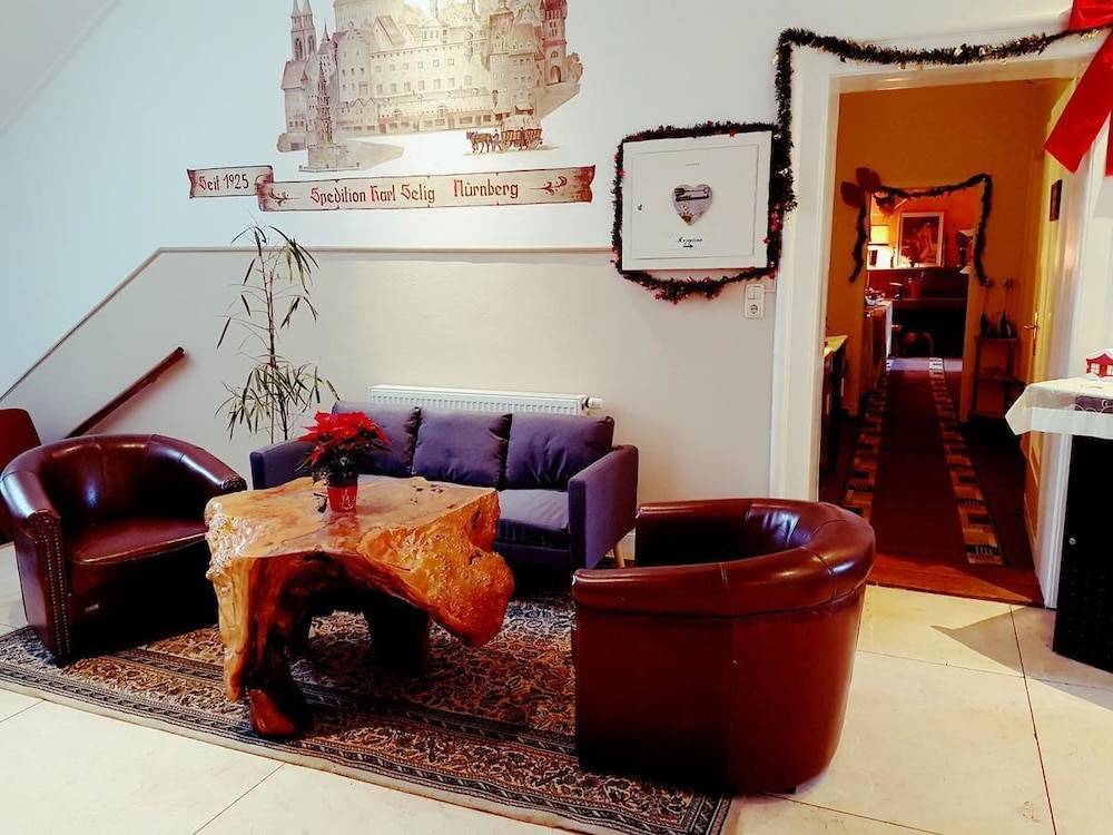 Lobby sitting area