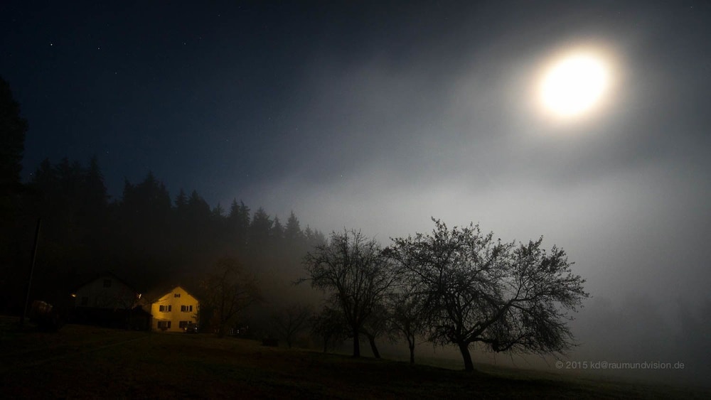 Front of property - evening/night