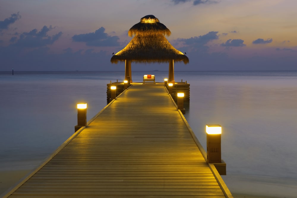 Front of property - evening/night
