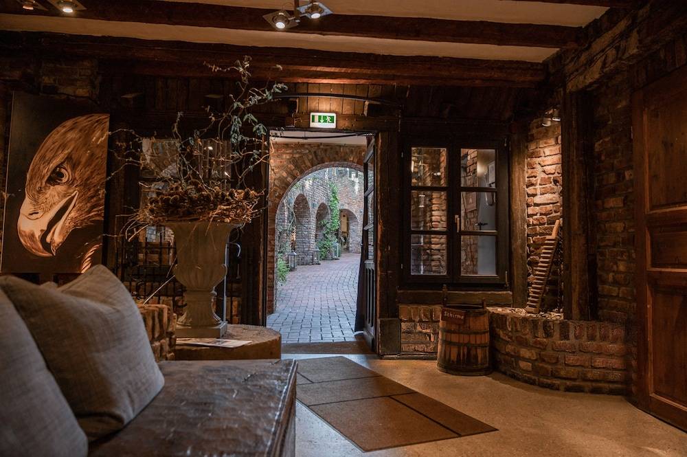 Interior entrance