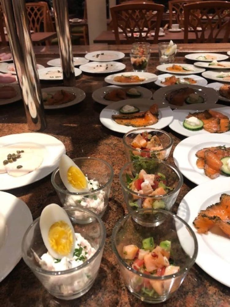 Breakfast buffet