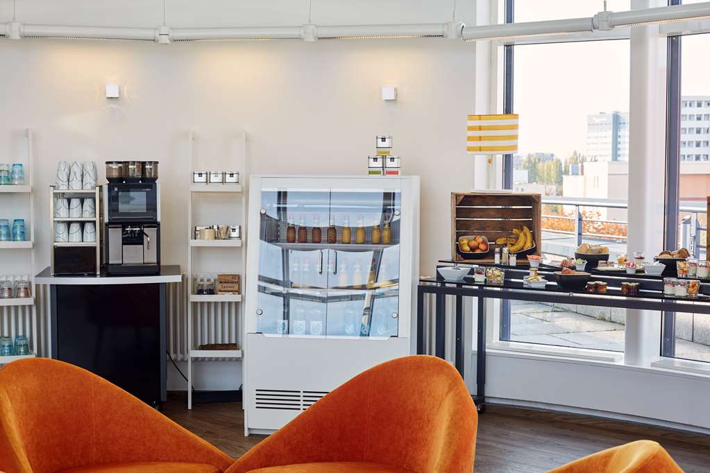 scandic berlin kurfuerstendamm coffeebreakarea fridge breakfast coffee tea