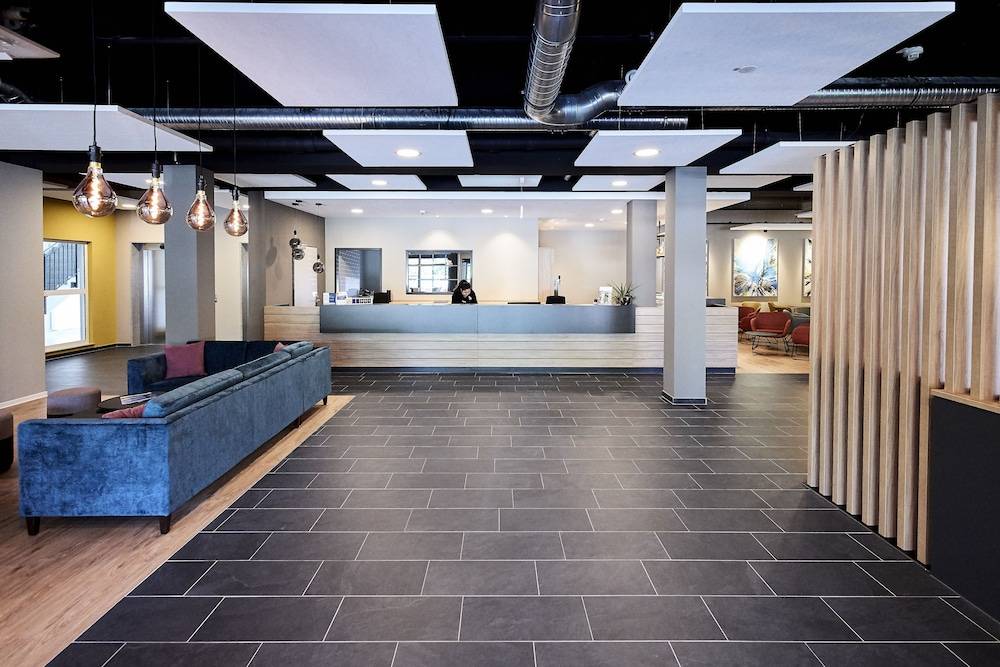Interior entrance
