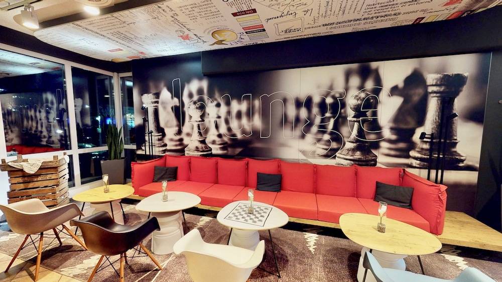 Lobby sitting area