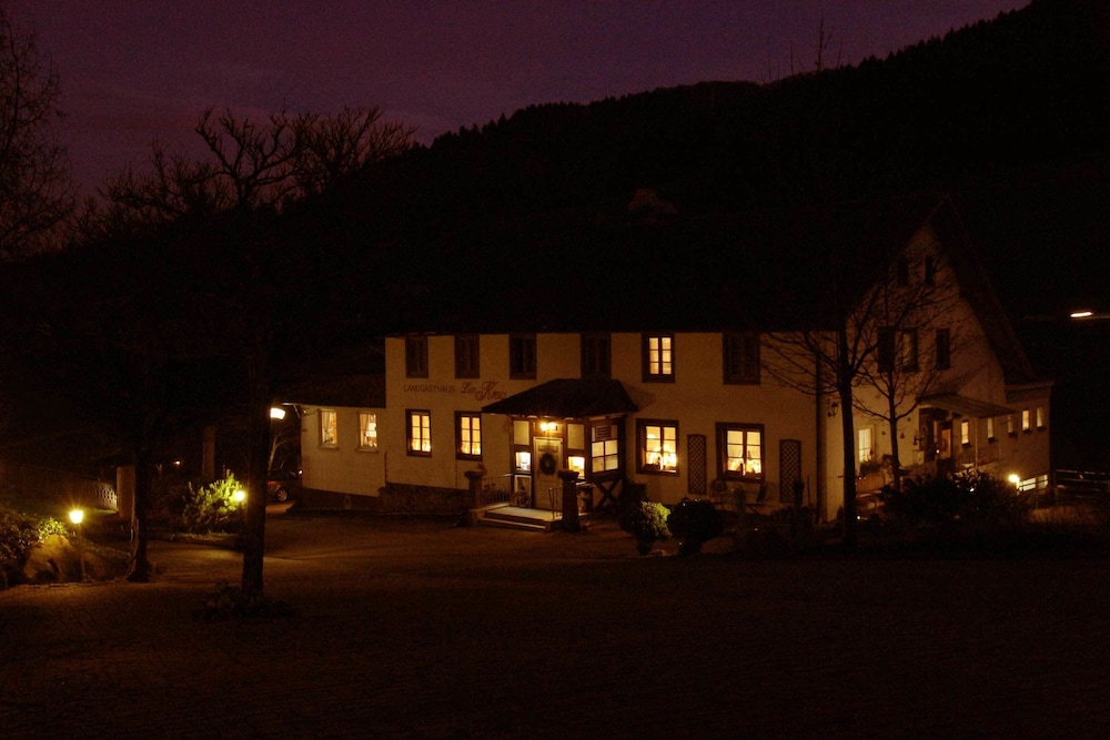 Front of property - evening/night