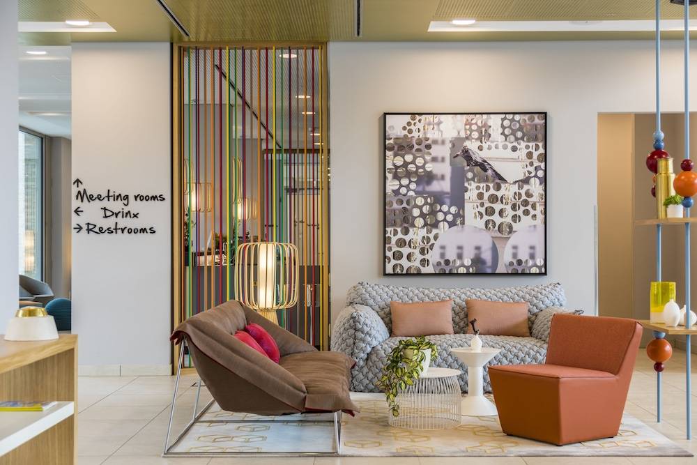 Lobby sitting area