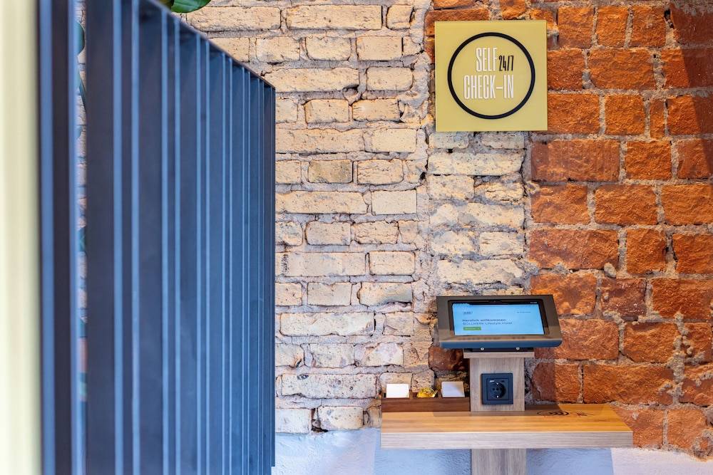 Check-in/check-out kiosk