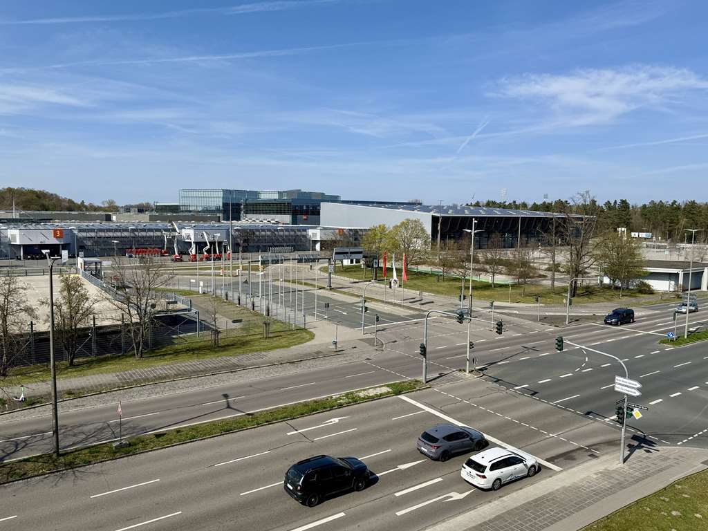 Located right next to the Nuremberg Exhibition Centre
