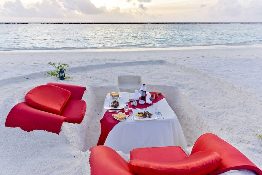 Couples dining