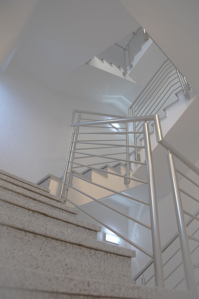 Handrails in stairways