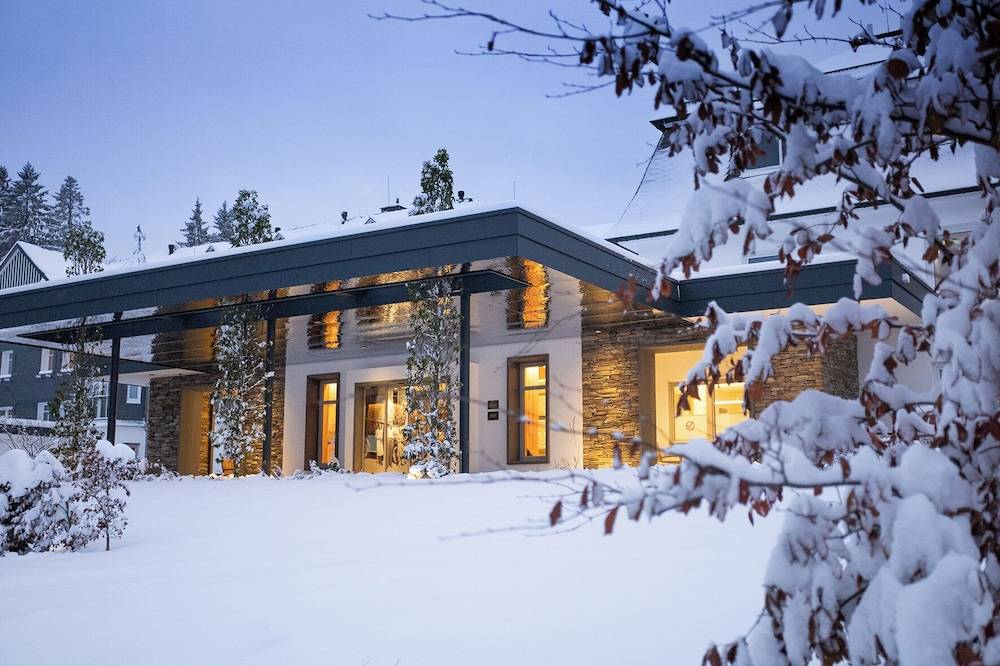 Front of property - evening/night