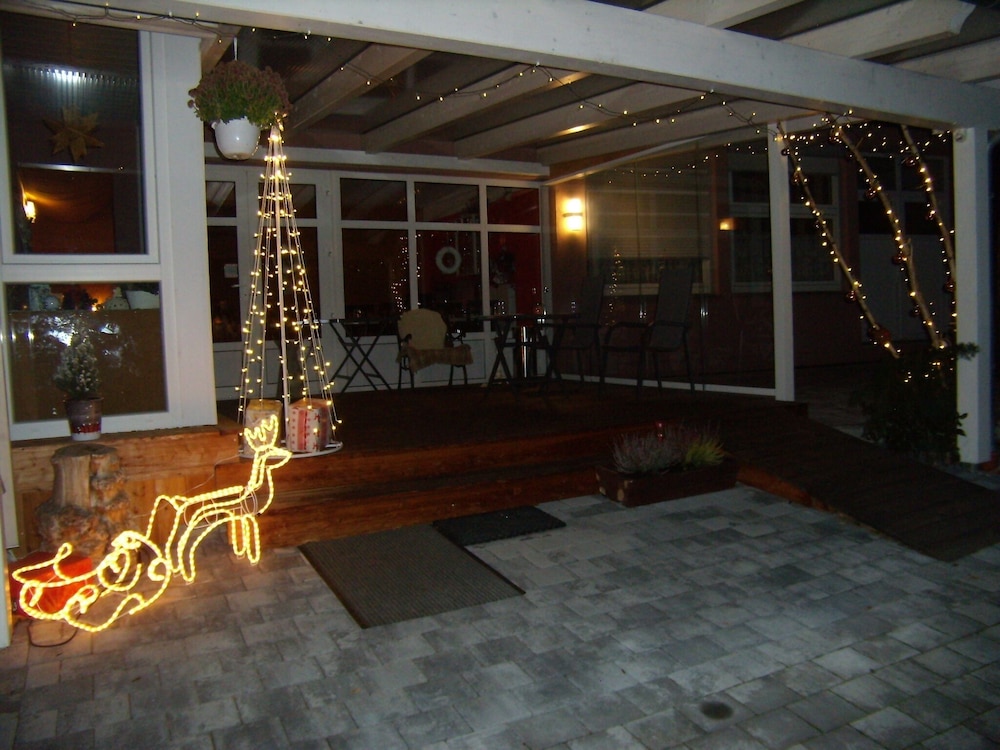 Front of property - evening/night