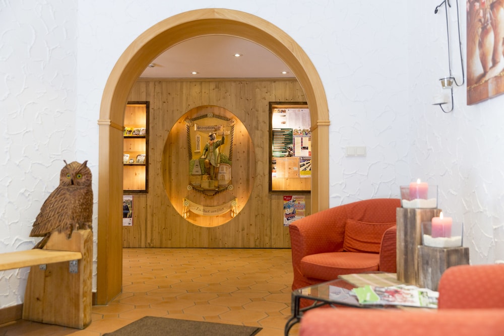 Interior entrance