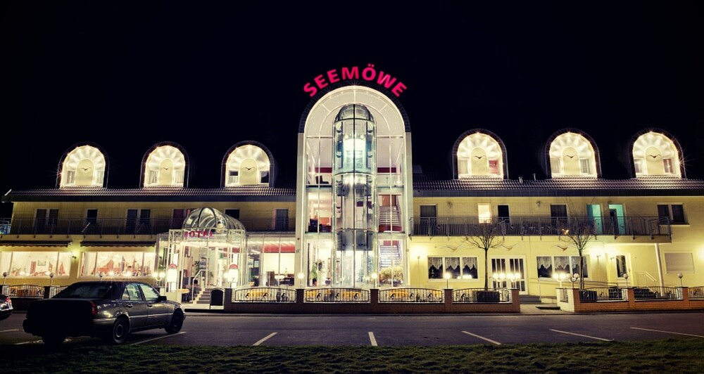 Hotel Front - Evening/Night