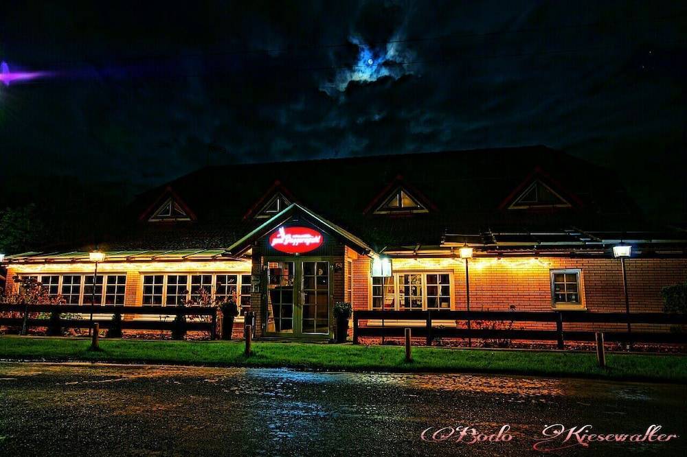 Front of property - evening/night