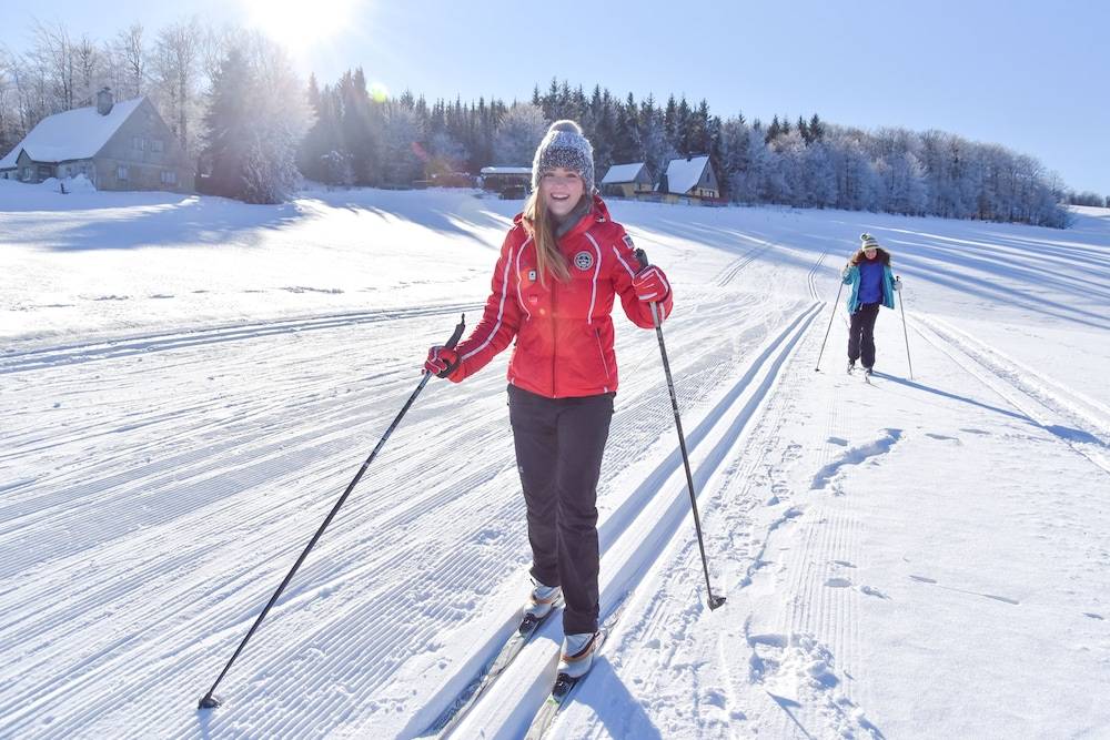 Skiing