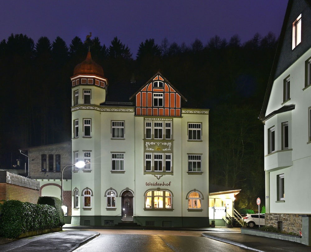 Front of property - evening/night