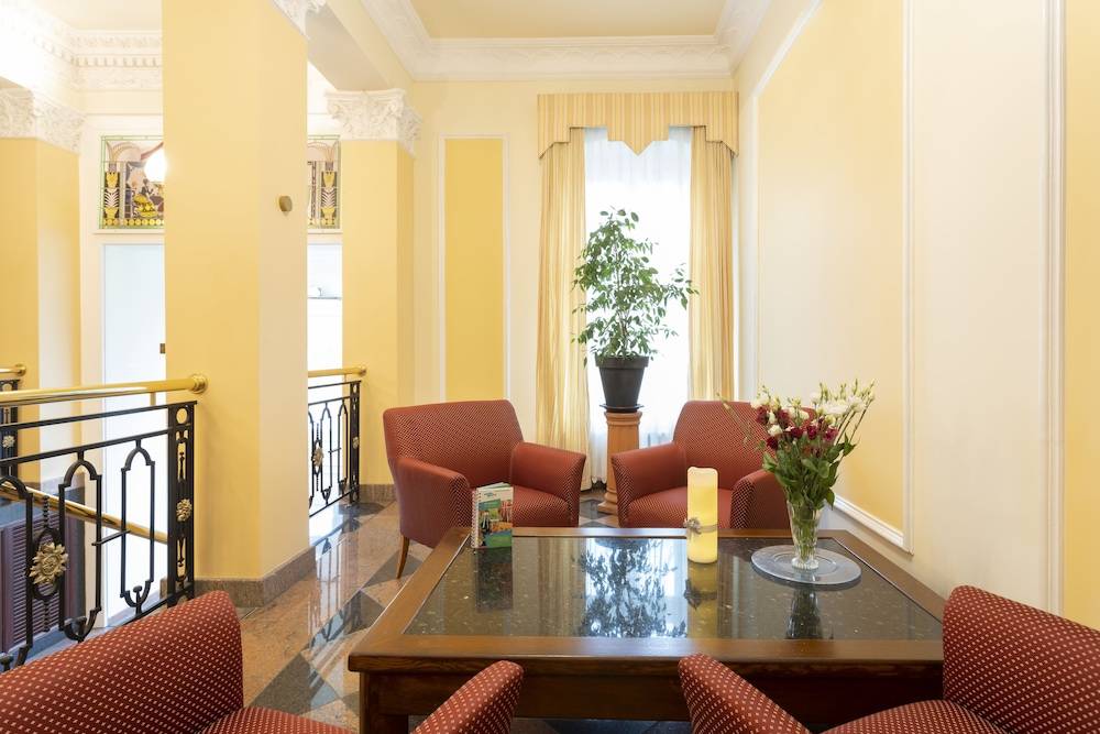 Lobby sitting area
