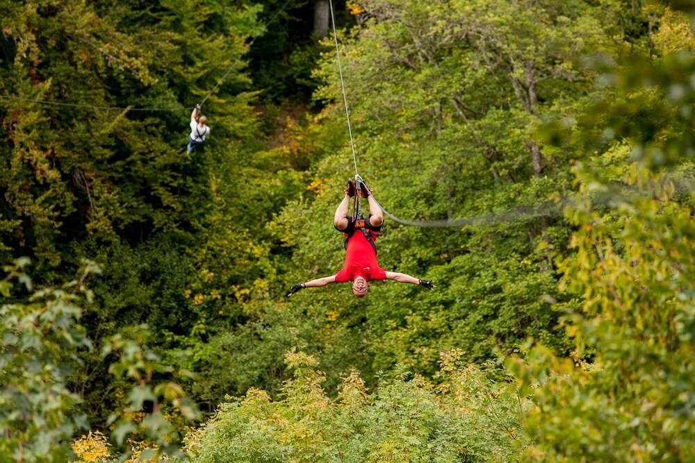 Ziplining